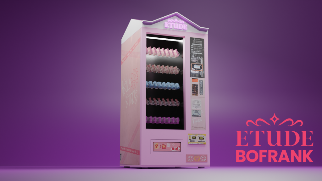 Etude Cosmetics Vending Machine 3D model