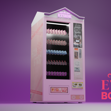 Etude Cosmetics Vending Machine 3D model